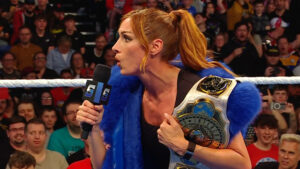 Becky Lynch Breaks Character During SmackDown In Dublin