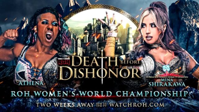 ROH Announces Major Title Match for Death Before Dishonor