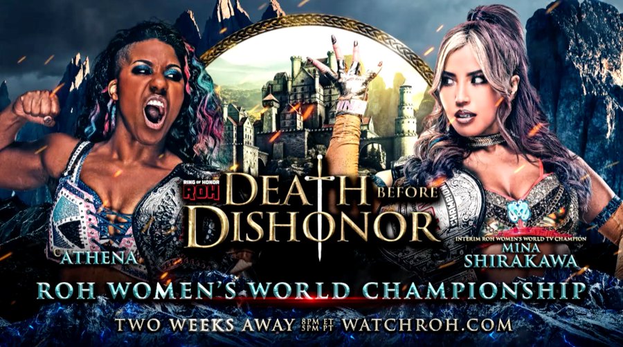 ROH Announces Major Title Match for Death Before Dishonor